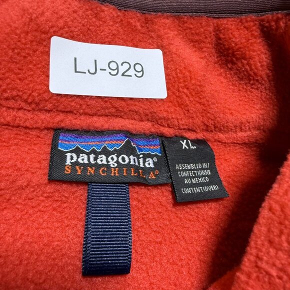 Vintage 90s Patagonia Synchilla Marsupial 1/2 Zip Fleece Pullover Jacket Size XL - Picture 11 of 11